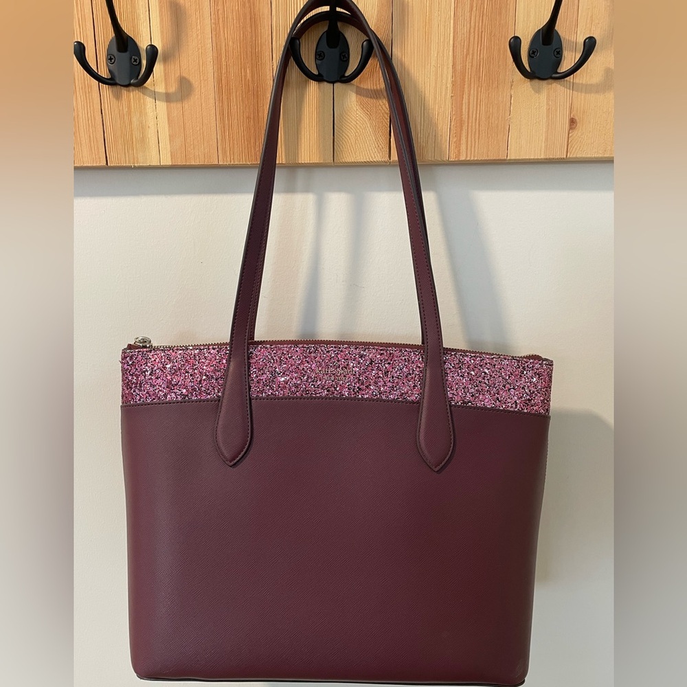 Kate Spade glitter tote